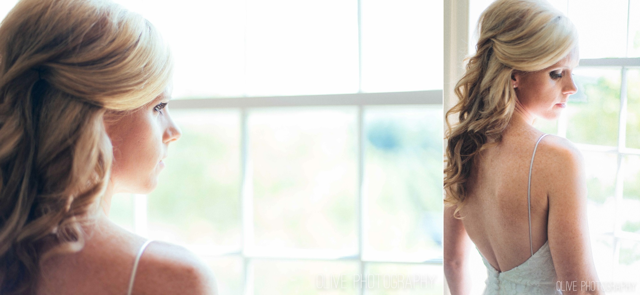 bride window portraits