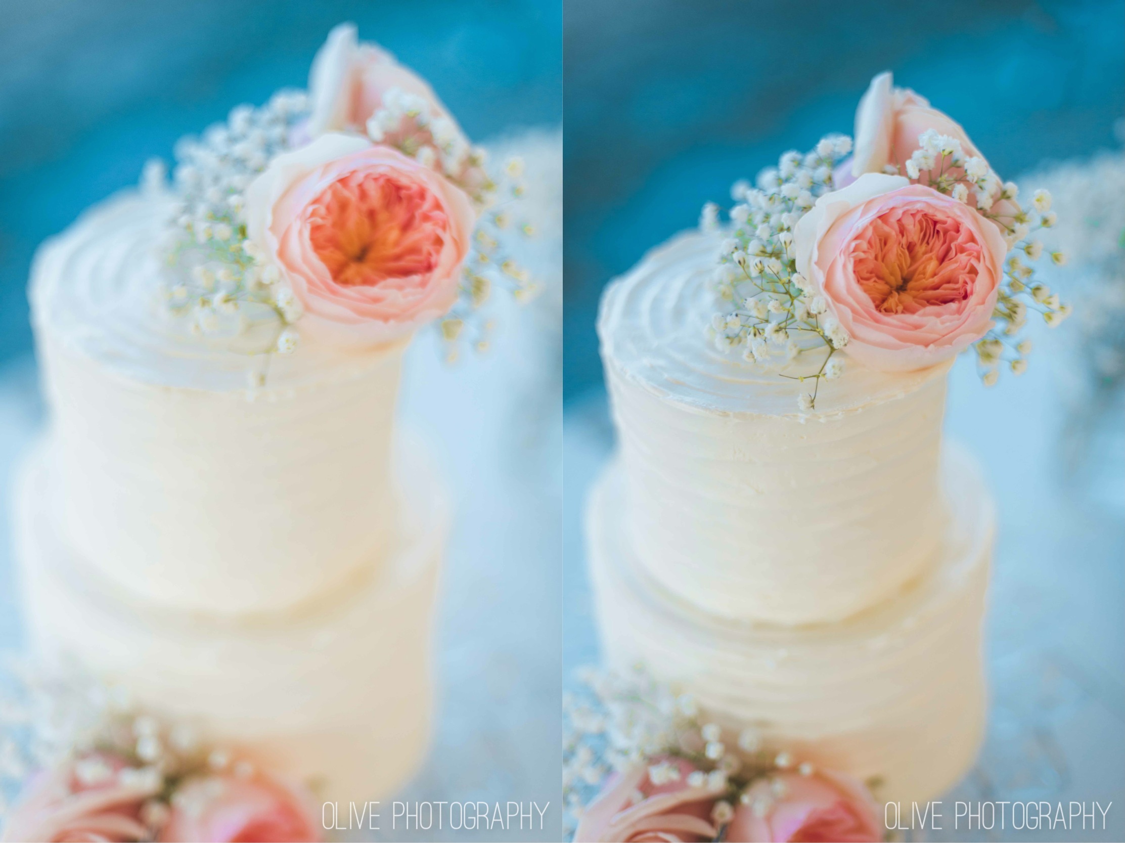 rustic wedding cake