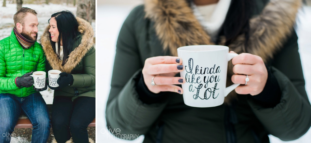 Toronto Winter Engagement Photos