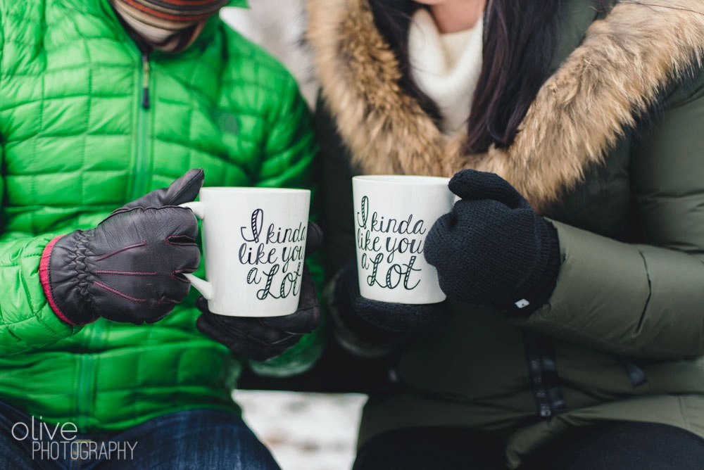 Toronto Winter Engagement Photos