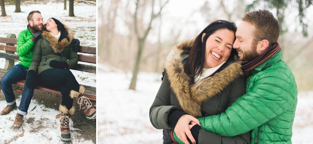 Toronto Winter Engagement Photos