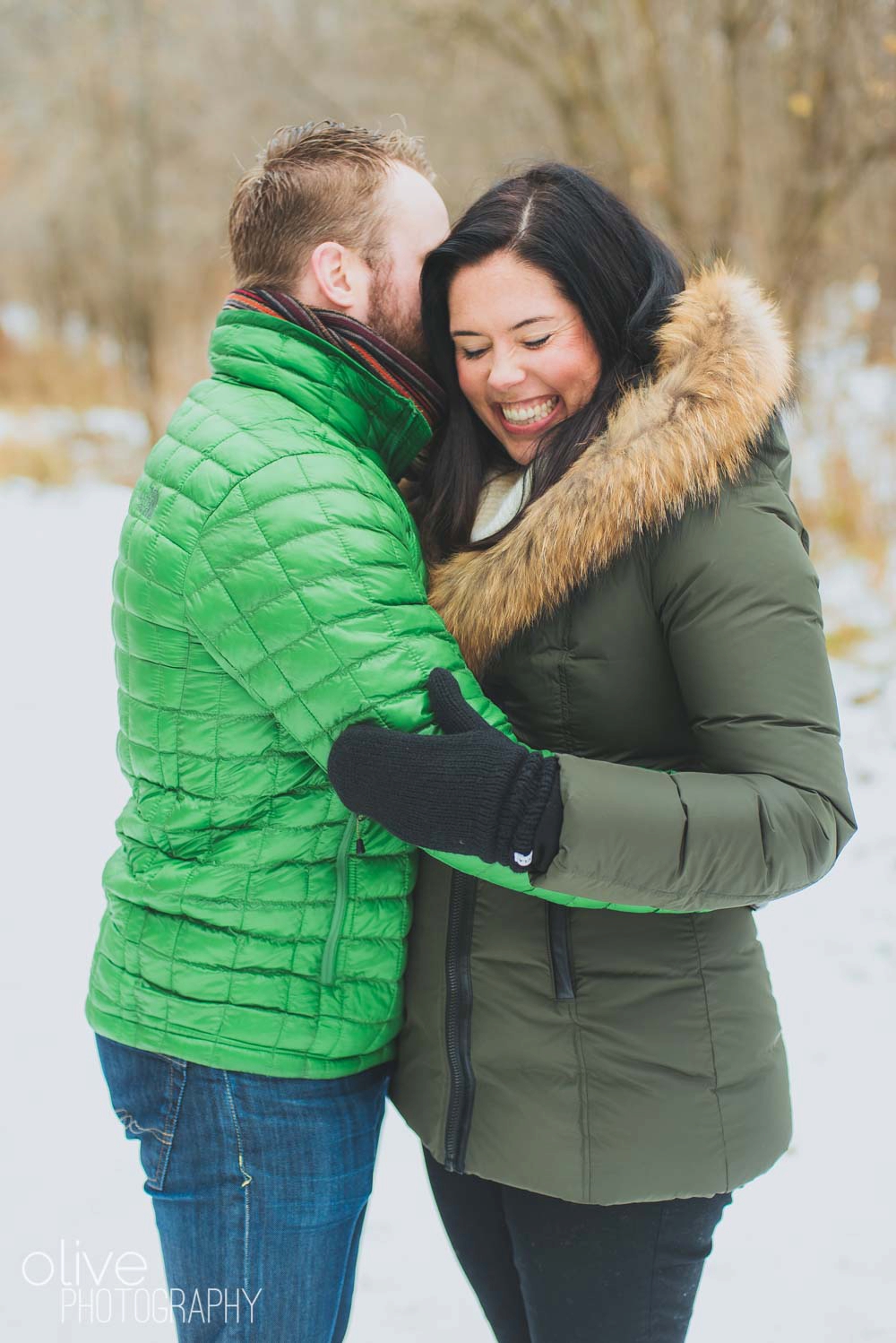 Toronto Winter Engagement Photos