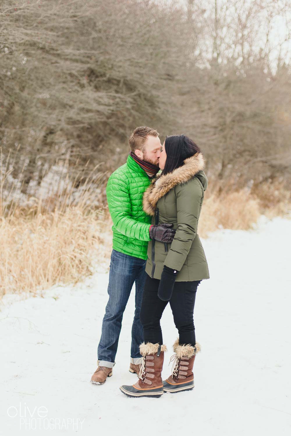 Toronto Winter Engagement Photos
