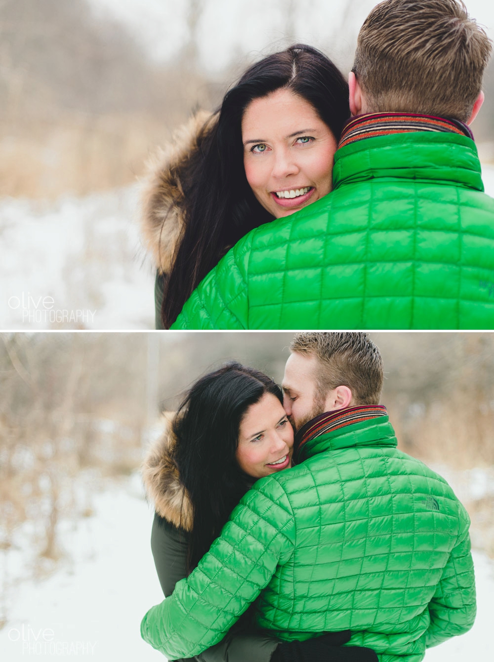 Toronto Winter Engagement Photos