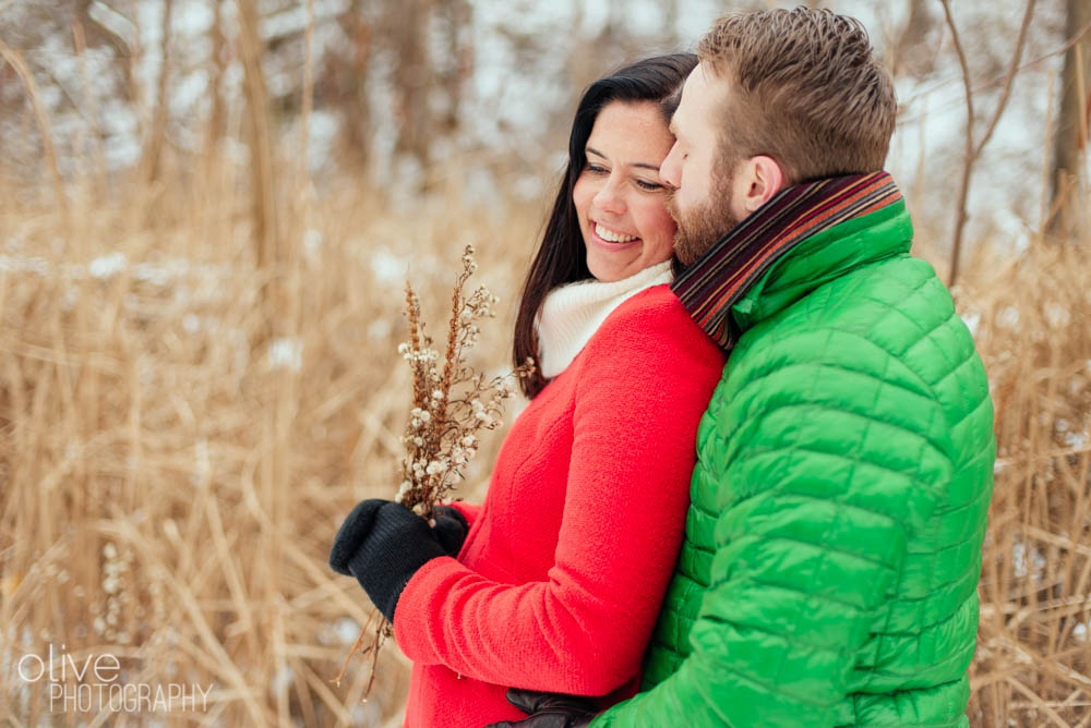 Toronto Winter Engagement Photos