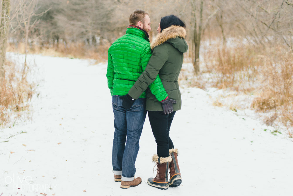 Toronto Winter Engagement Photos