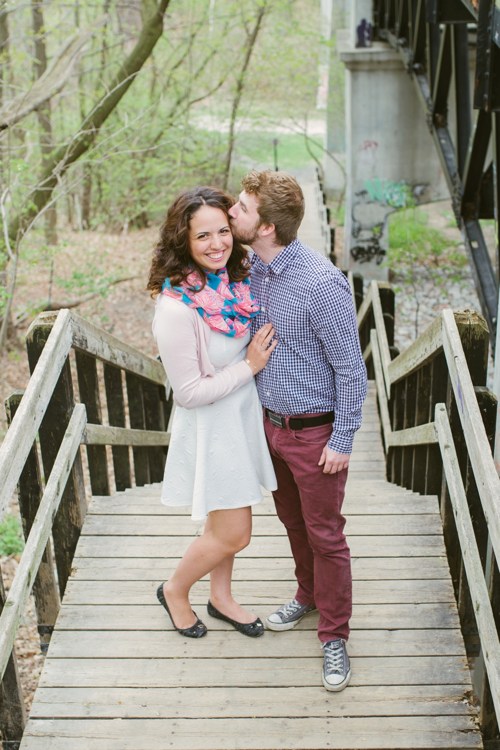 Ravine engagement photos Toronto - Olive Photography