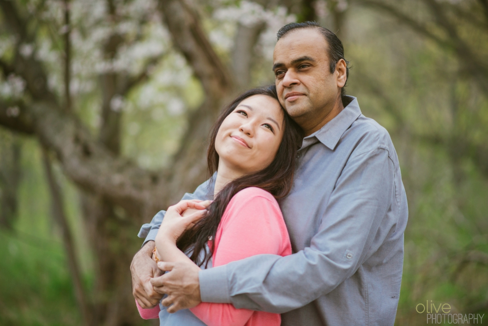 High Park Cherry Blossom Engagement - Olive Photography Toronto