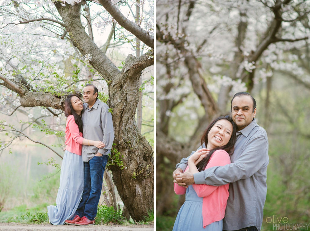 High Park Cherry Blossom Engagement - Olive Photography Toronto