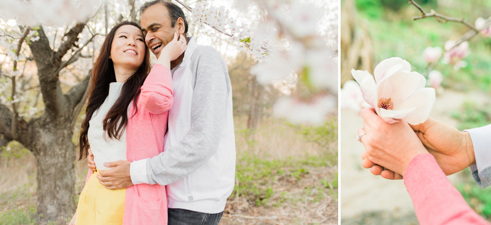 High Park Cherry Blossom Engagement - Olive Photography Toronto