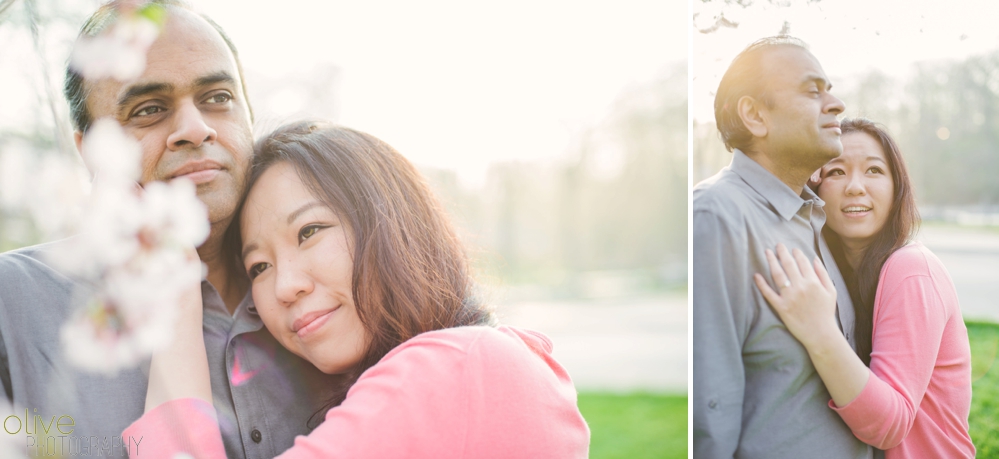 High Park Cherry Blossom Engagement - Olive Photography Toronto