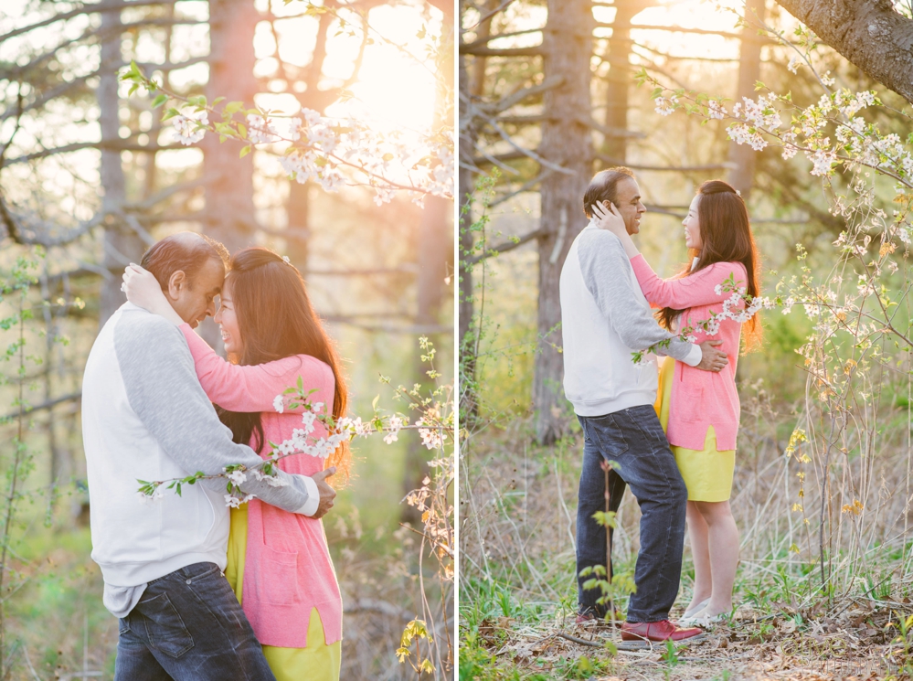 High Park Cherry Blossom Engagement - Olive Photography Toronto