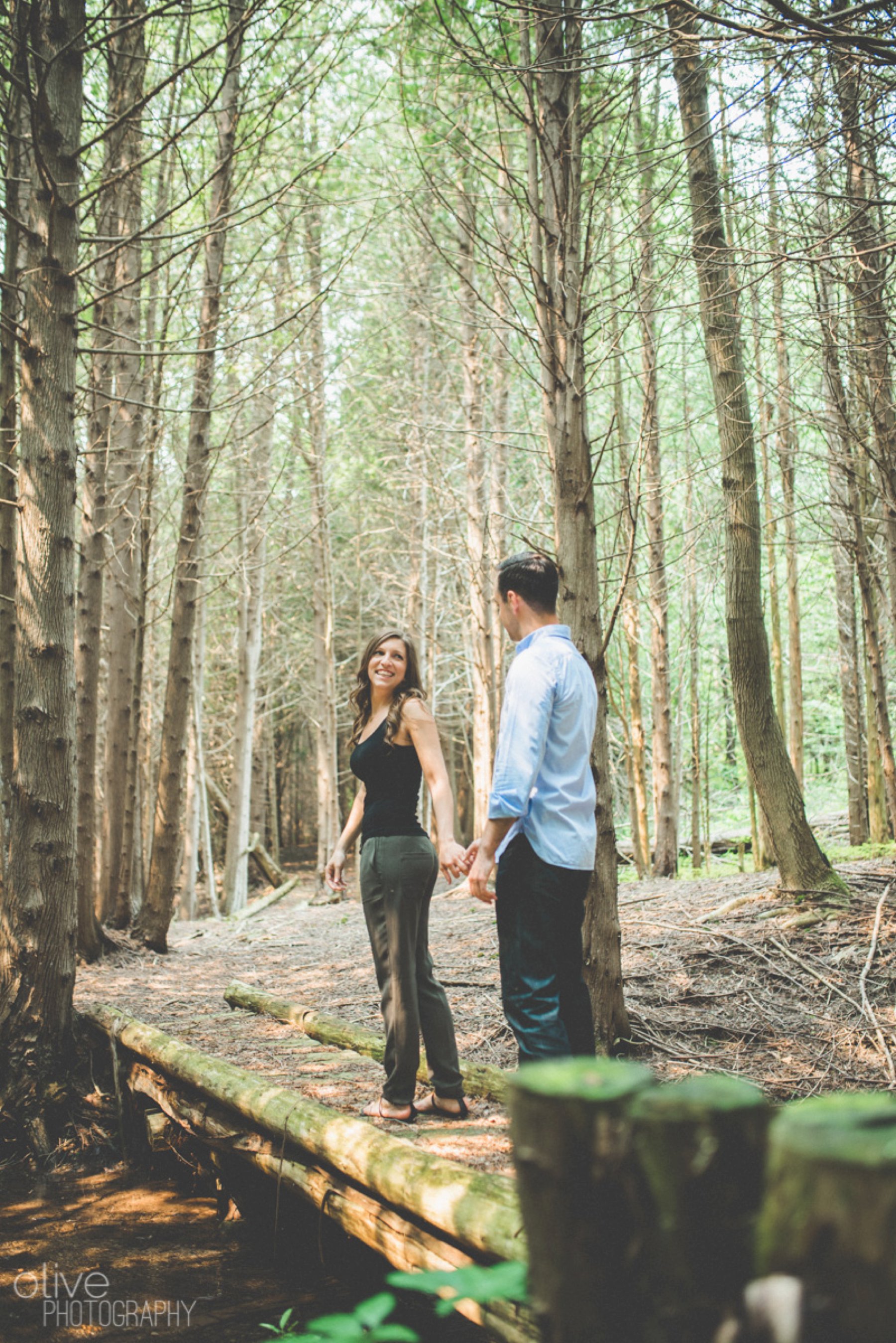 creemore cottage engagement ontario 