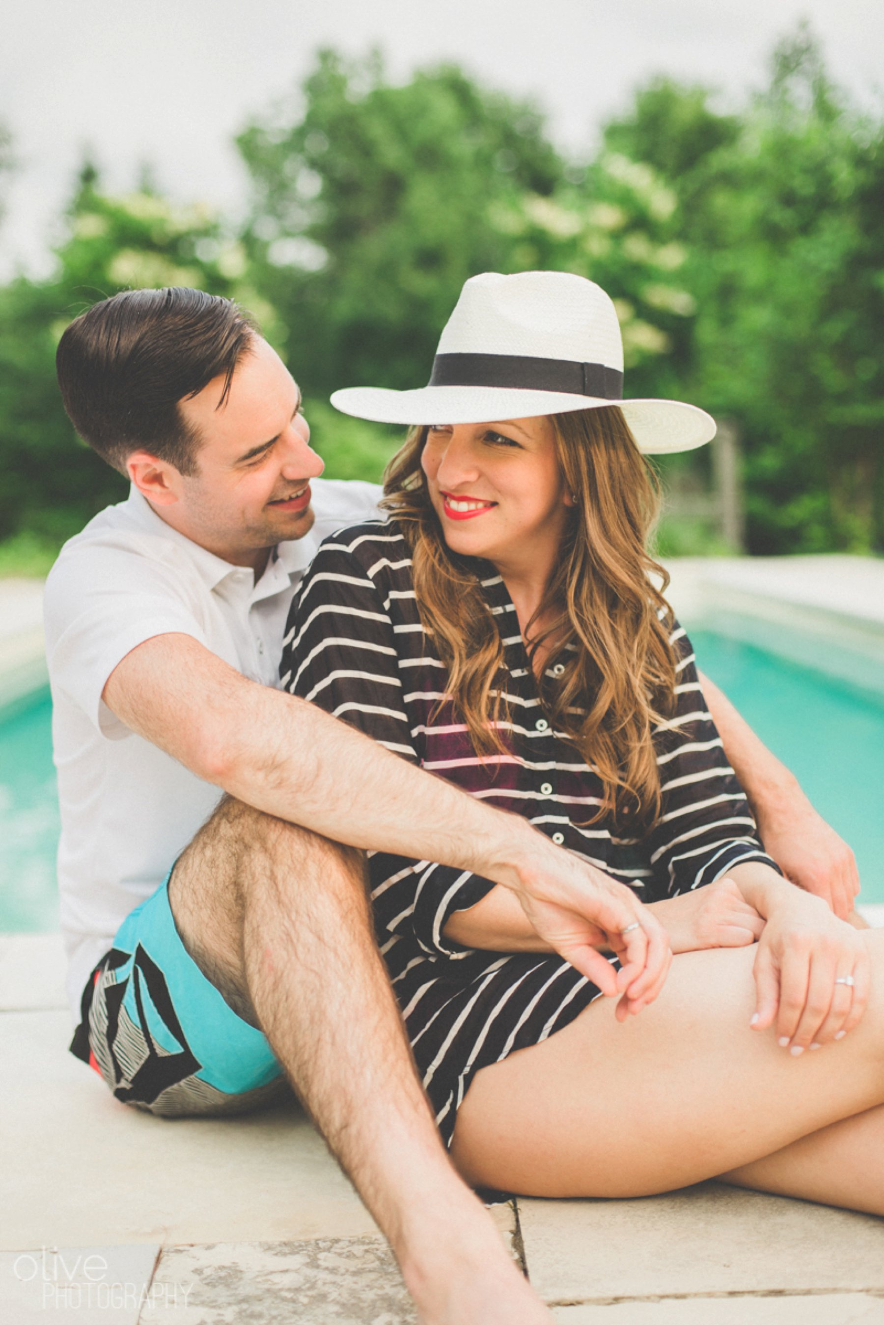 Ontario cottage engagement Olive Photography