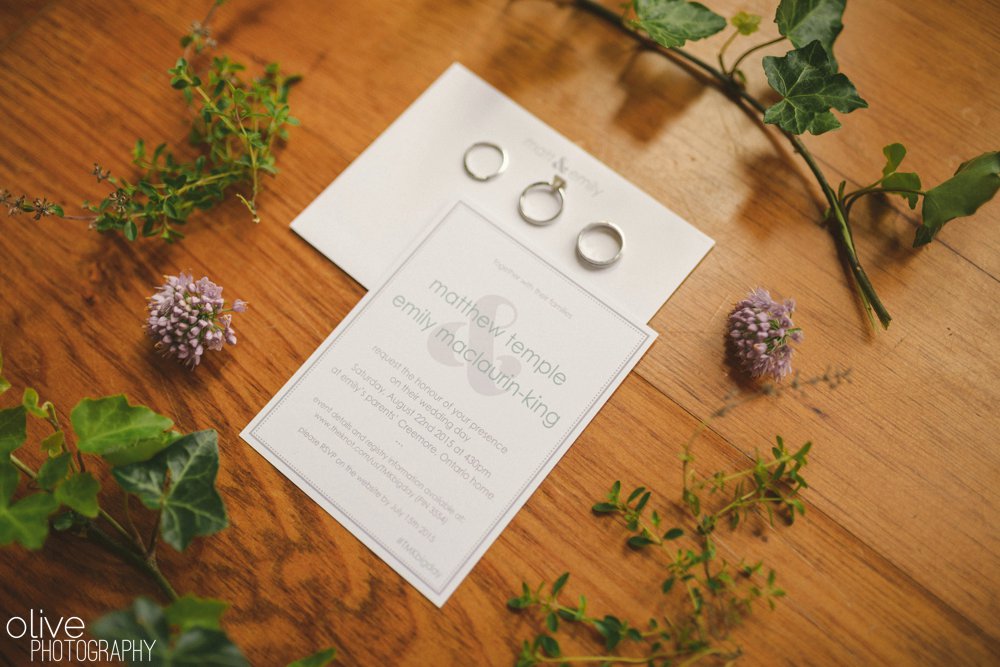 Ontario cottage wedding