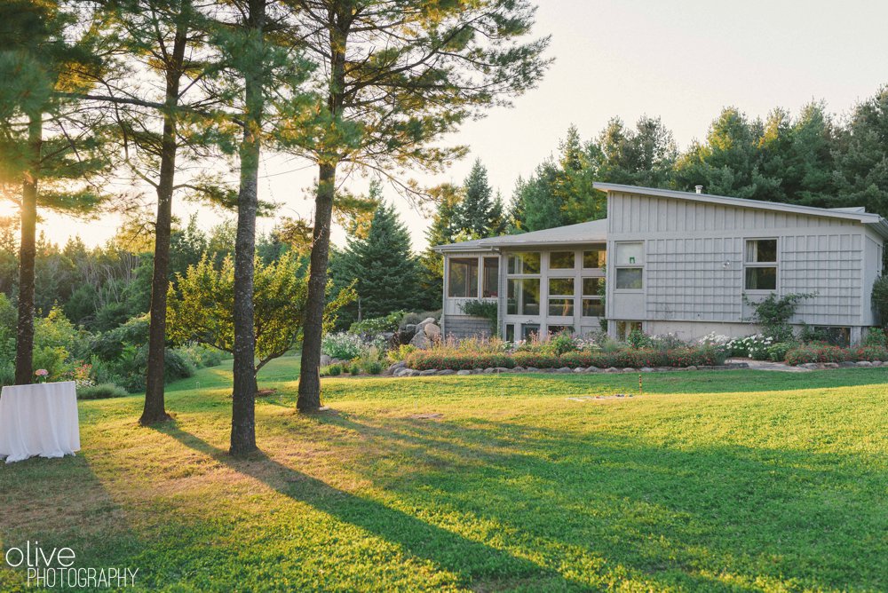 Ontario cottage wedding