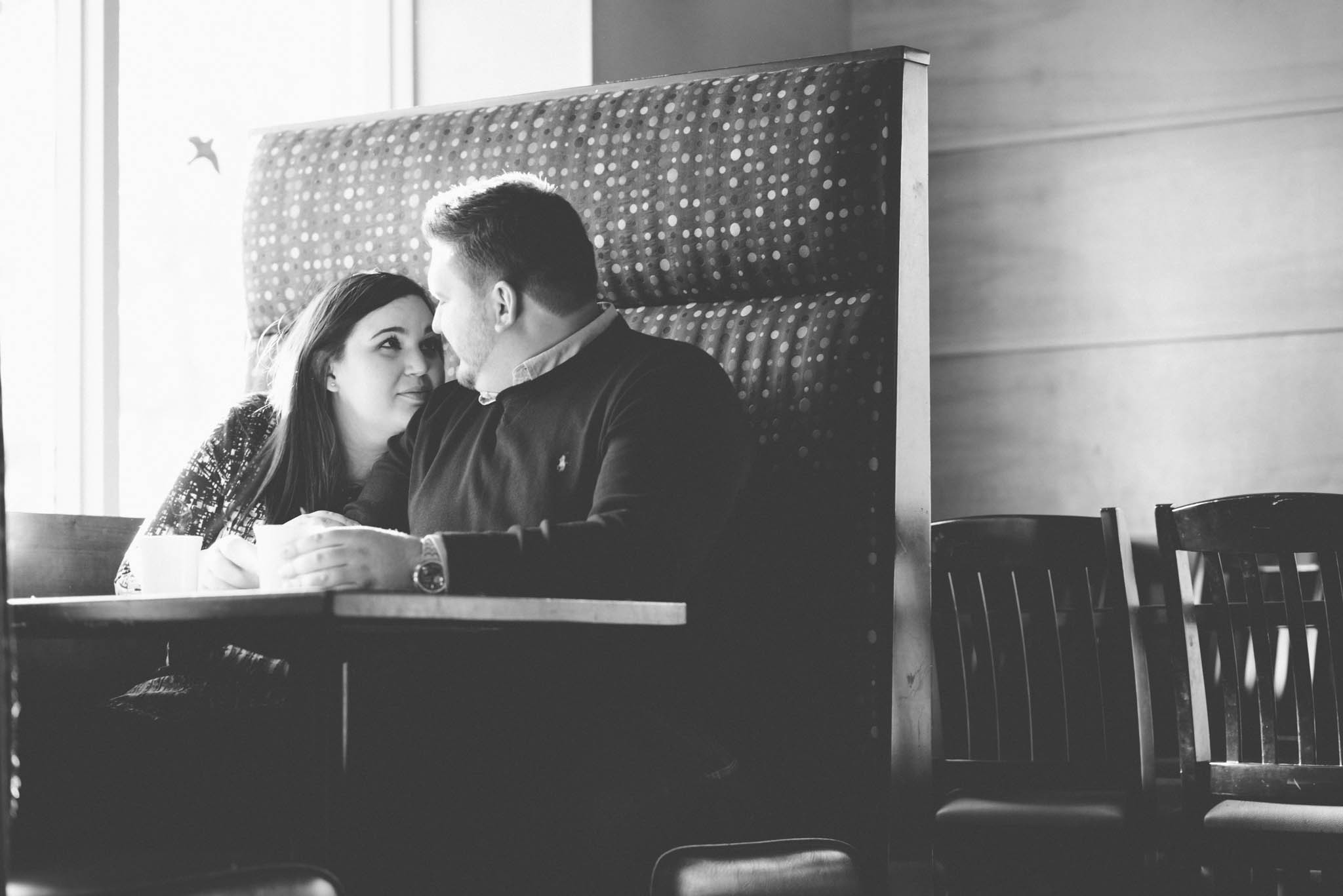 Toronto winter engagement photos - Olive Photography