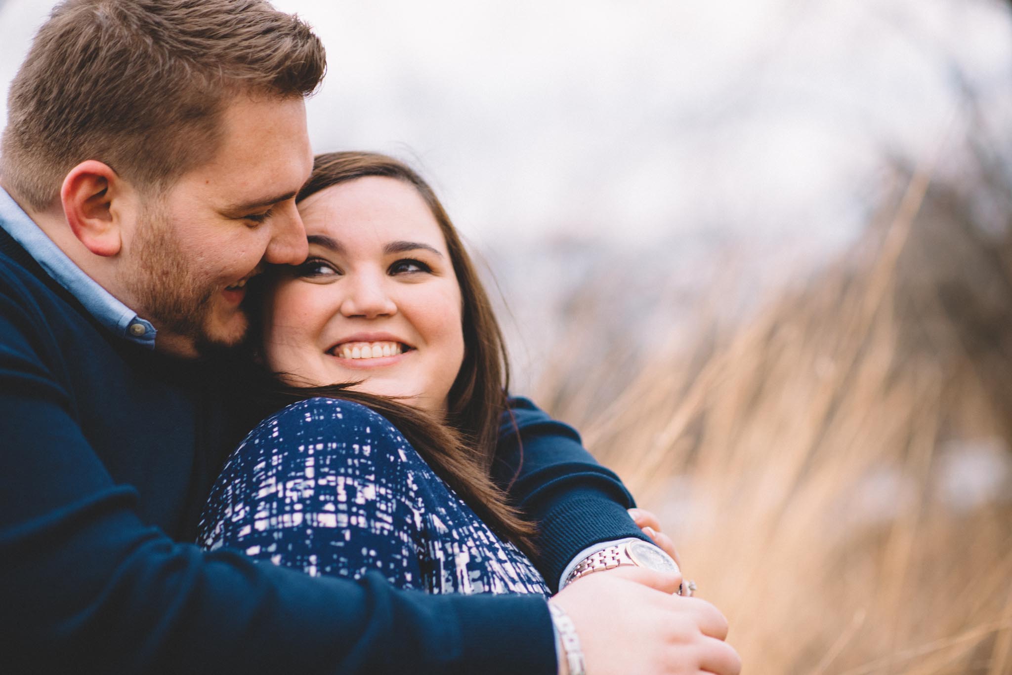 Toronto winter engagement photos - Olive Photography