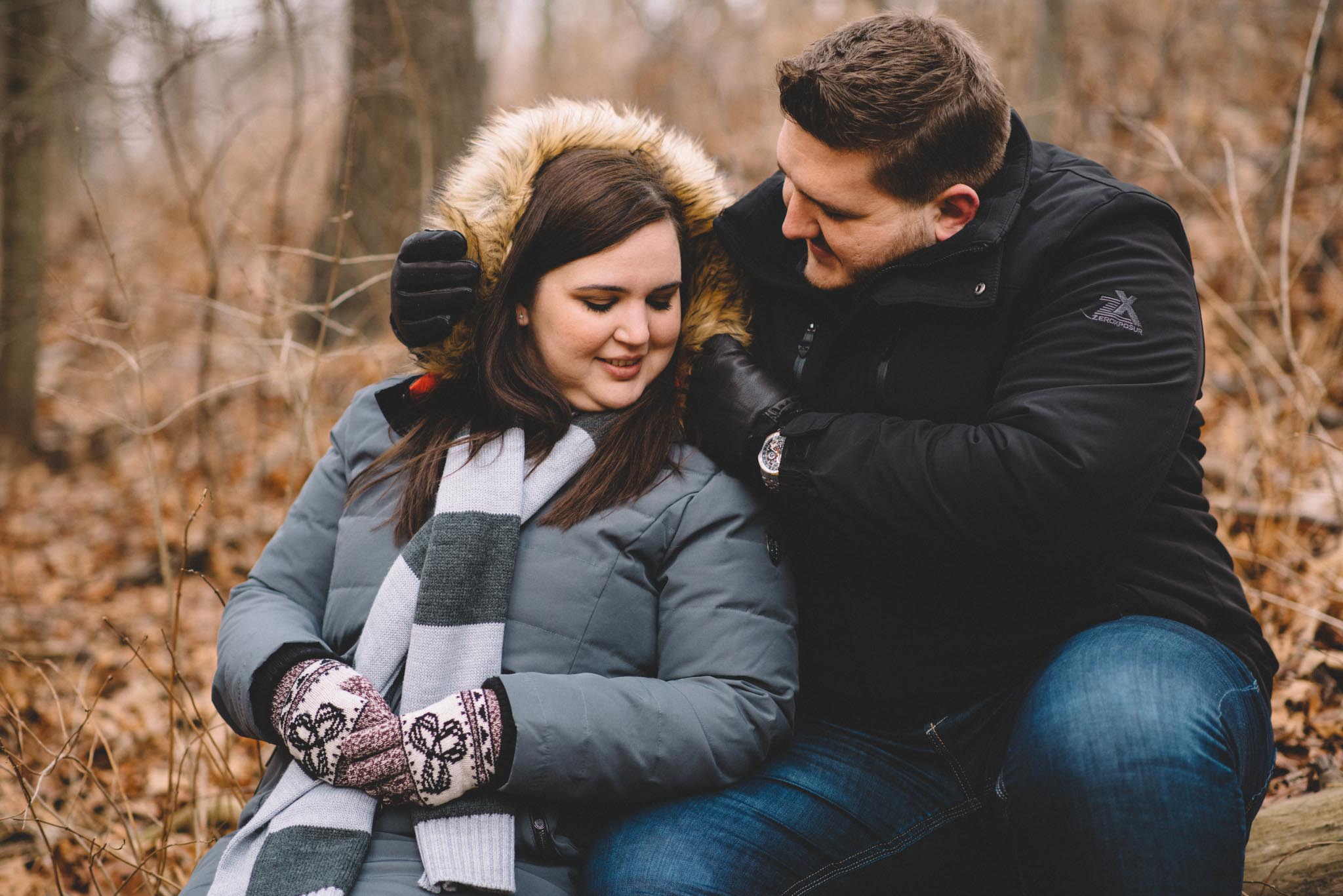 Toronto Winter Engagement Session - Olive Photography