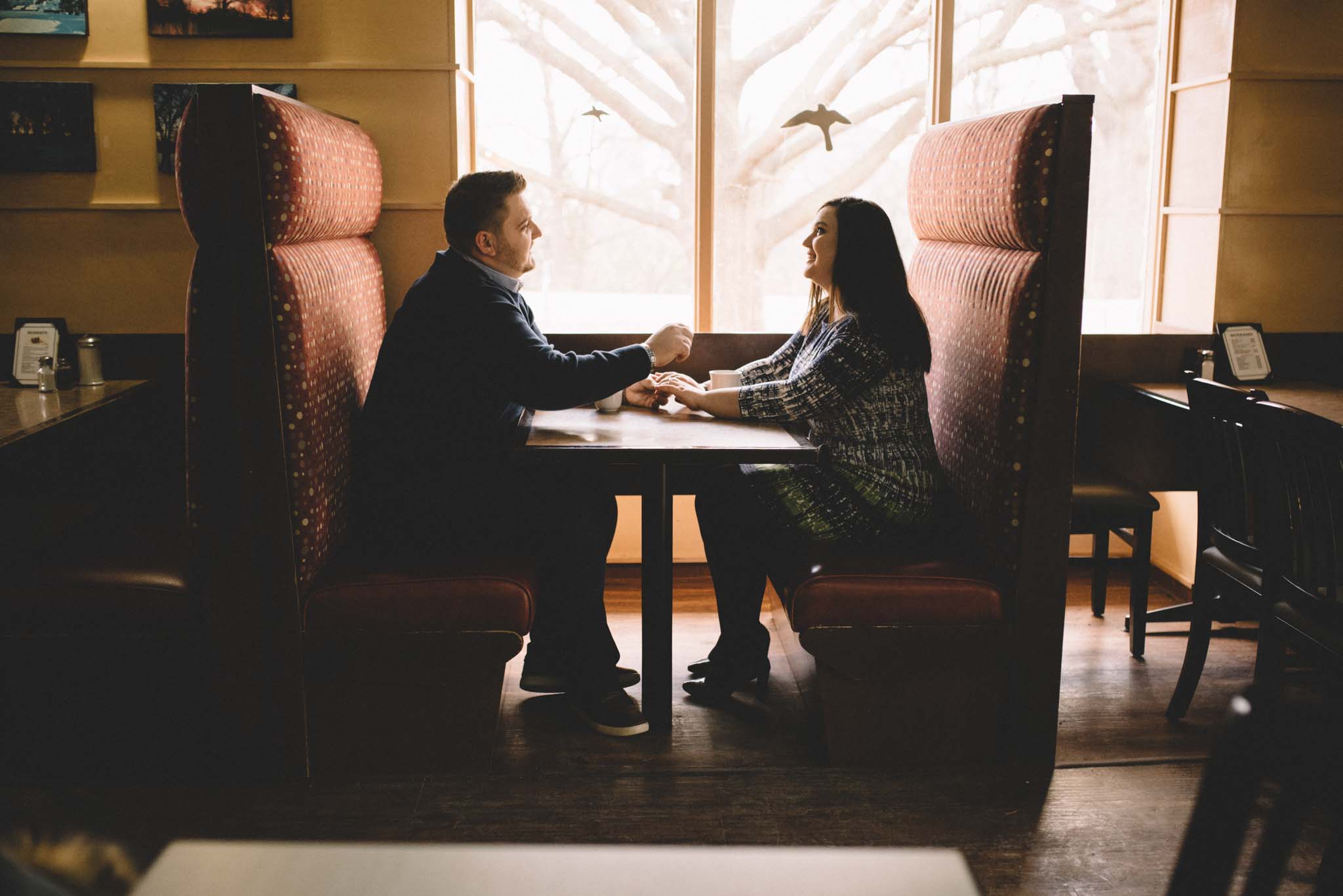 Toronto winter engagement photos - Olive Photography