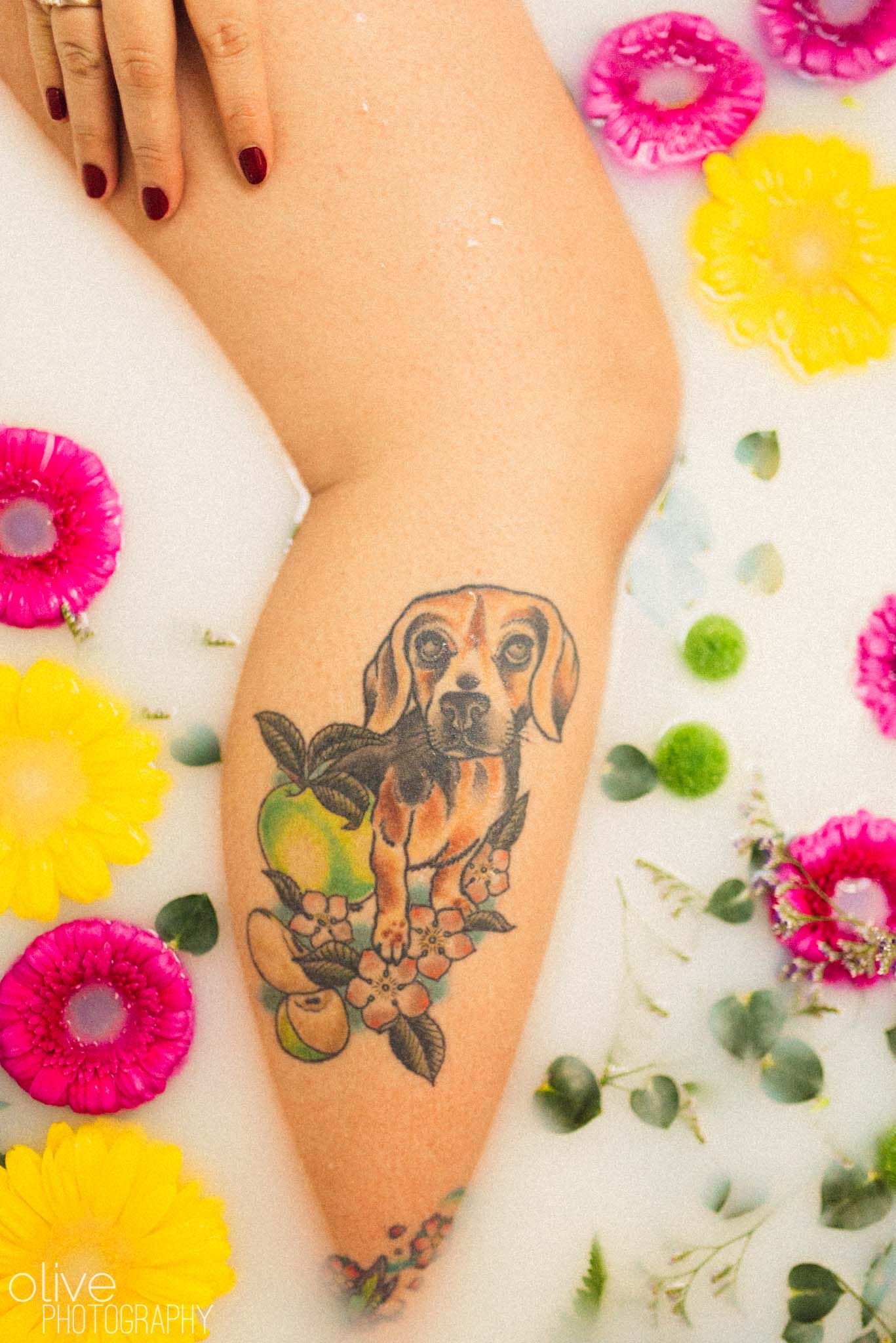 Tattoo Milk Bath - Olive Photography