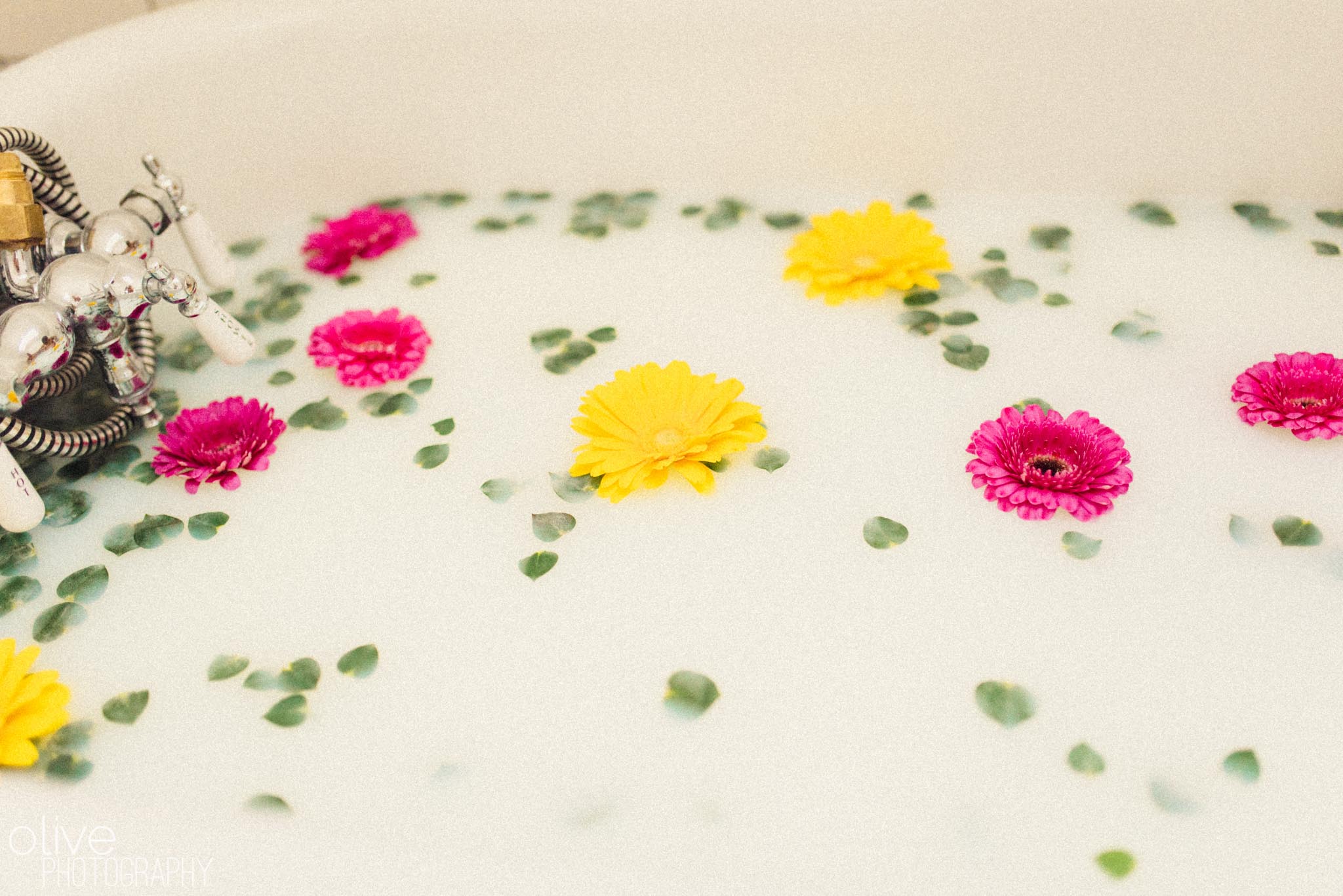 milk bath photos - Olive Photography