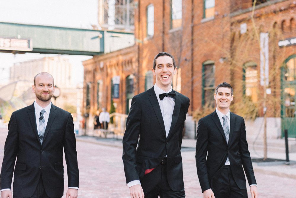 Distillery District wedding photos