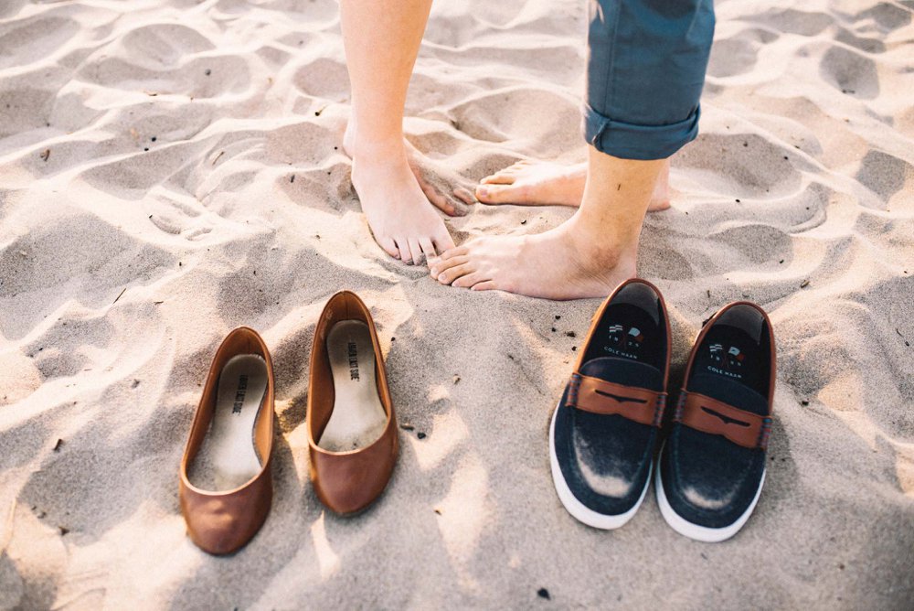 Toronto beach engagement