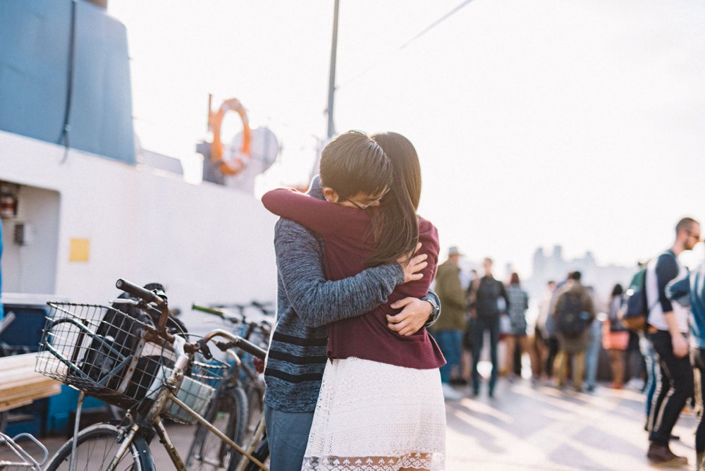 Toronto island engagement