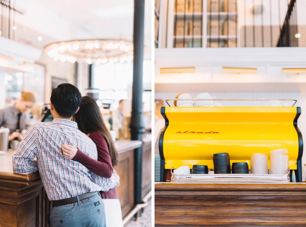 Toronto coffee shop engagement