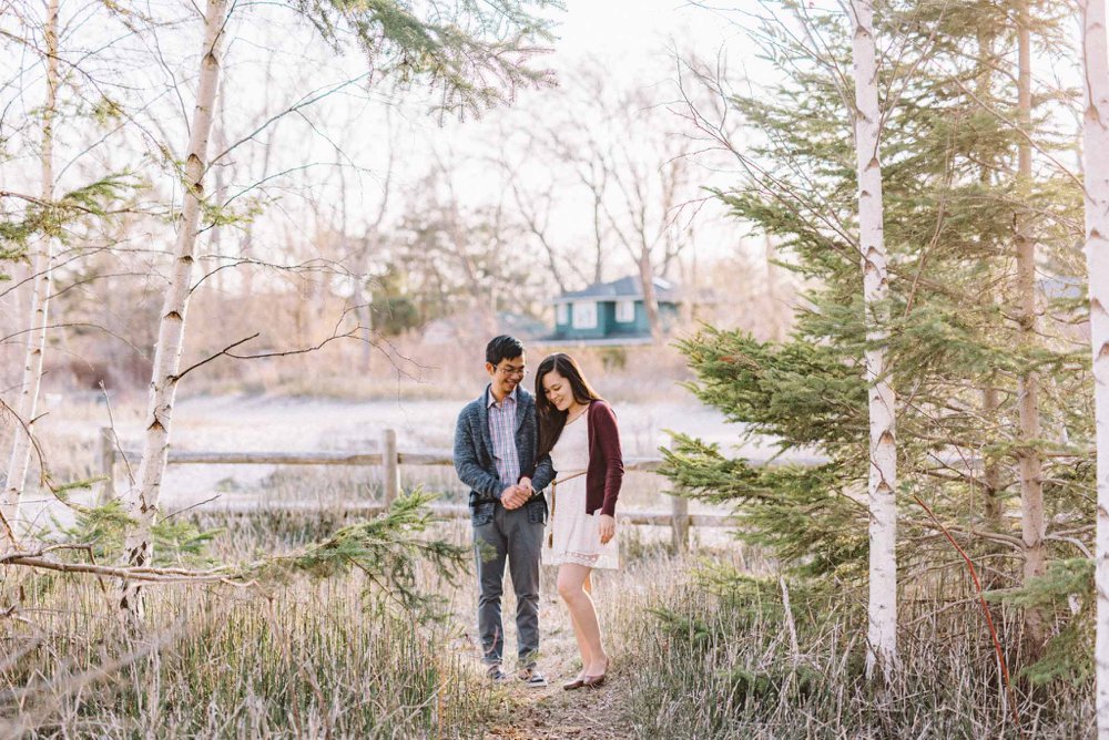 Toronto island engagement