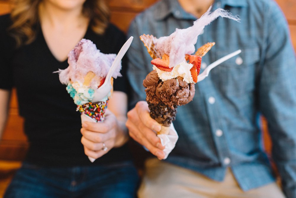 Dutch Dreams Toronto Ice Cream Engagement Session | Olive Photography