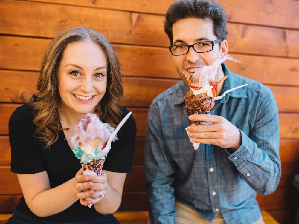 Dutch Dreams Toronto Ice Cream Engagement Session | Olive Photography