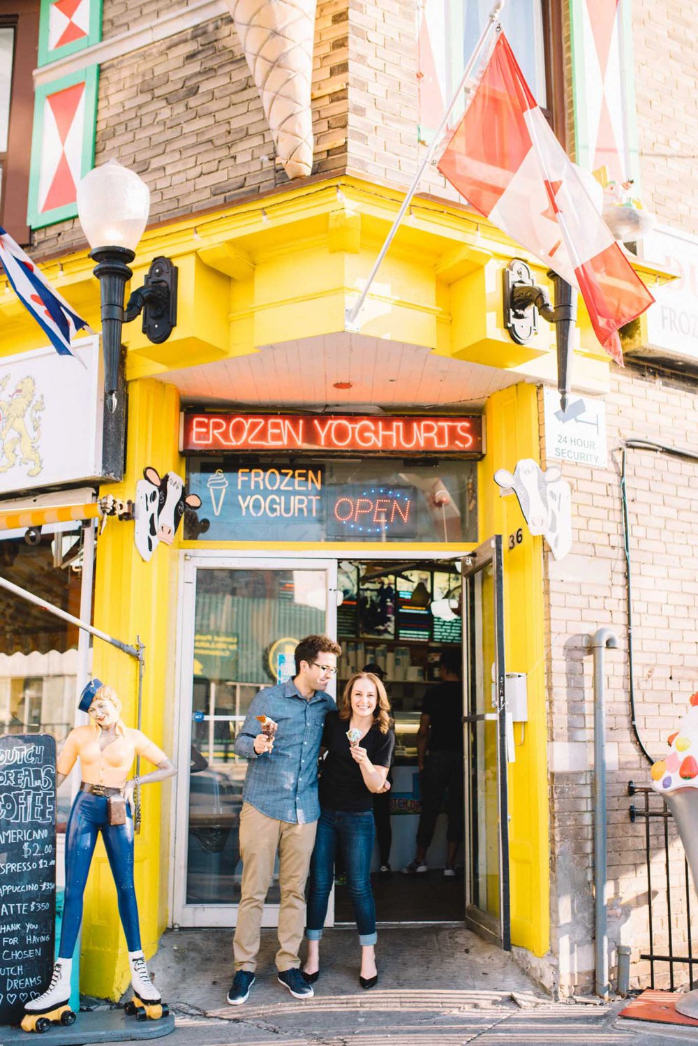 Dutch Dreams Toronto Ice Cream Engagement Session | Olive Photography