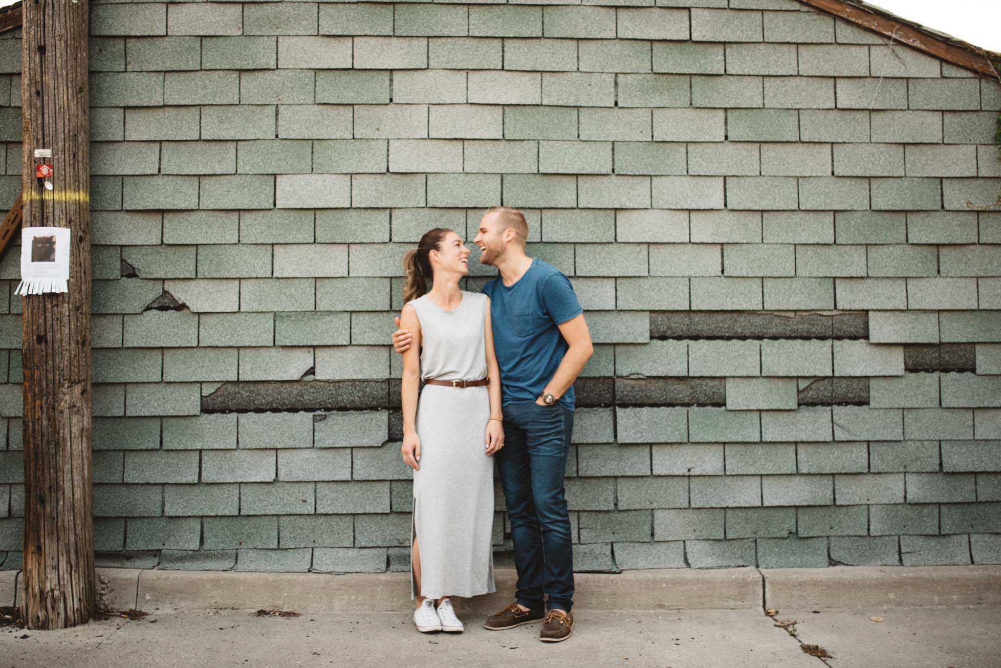 relaxed Toronto engagement photos