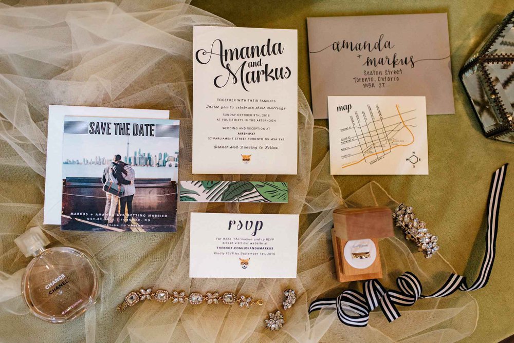 Modern Wedding Invitations | Olive Photography Toronto