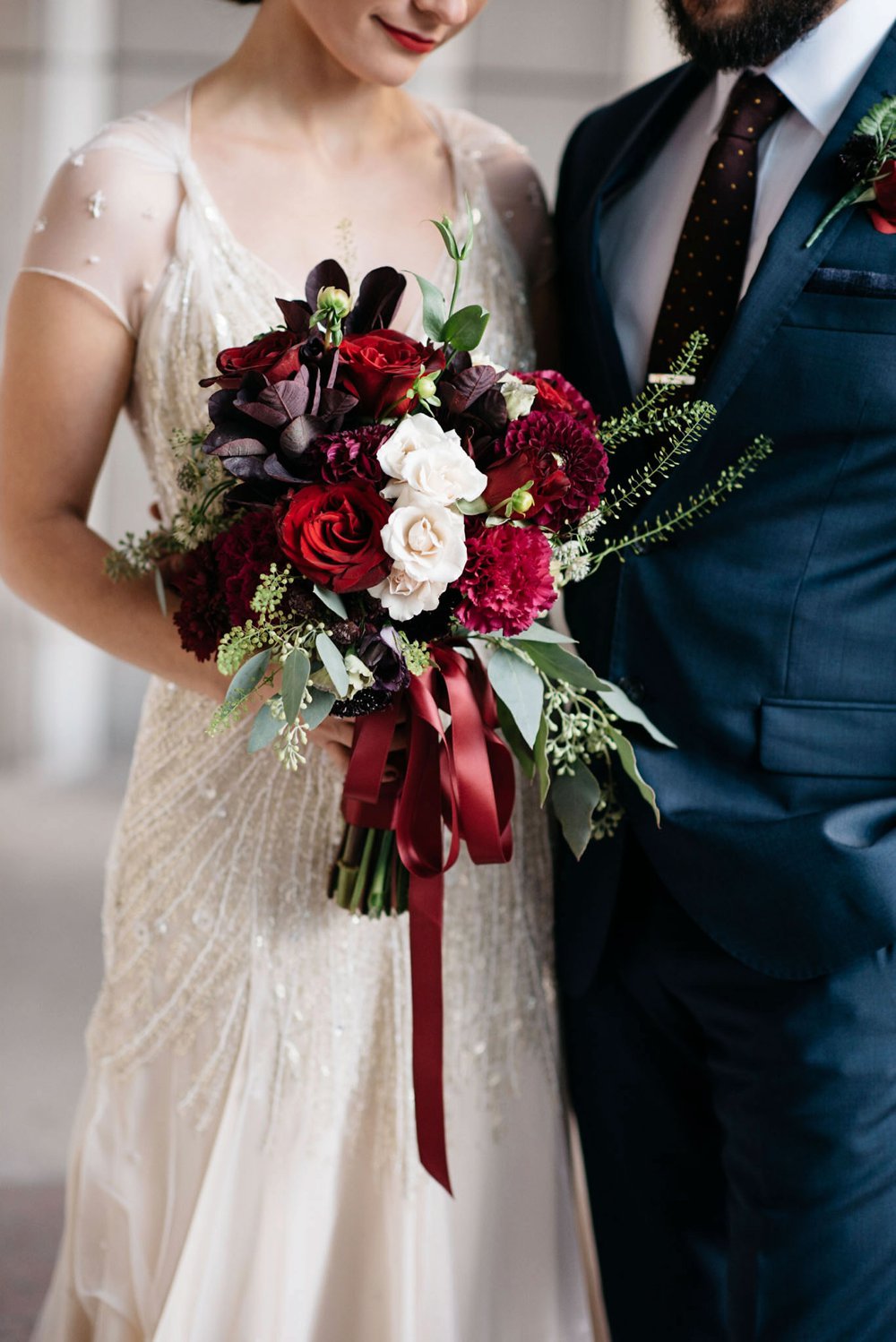 crimson bouquet DIY - Olive Photography