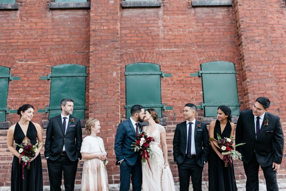 Distillery District wedding photos - Olive Photography