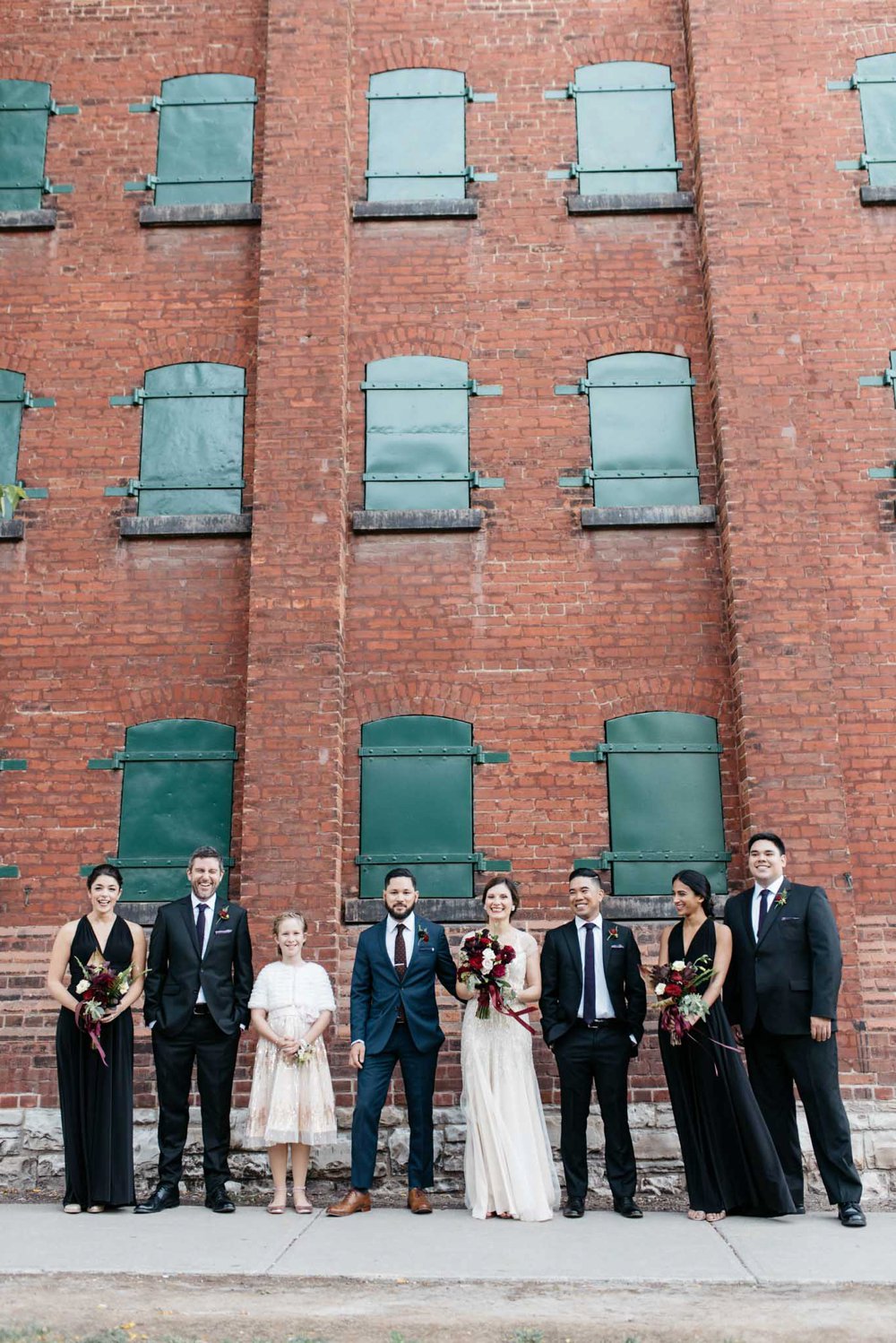 distillery district wedding | Olive Photography