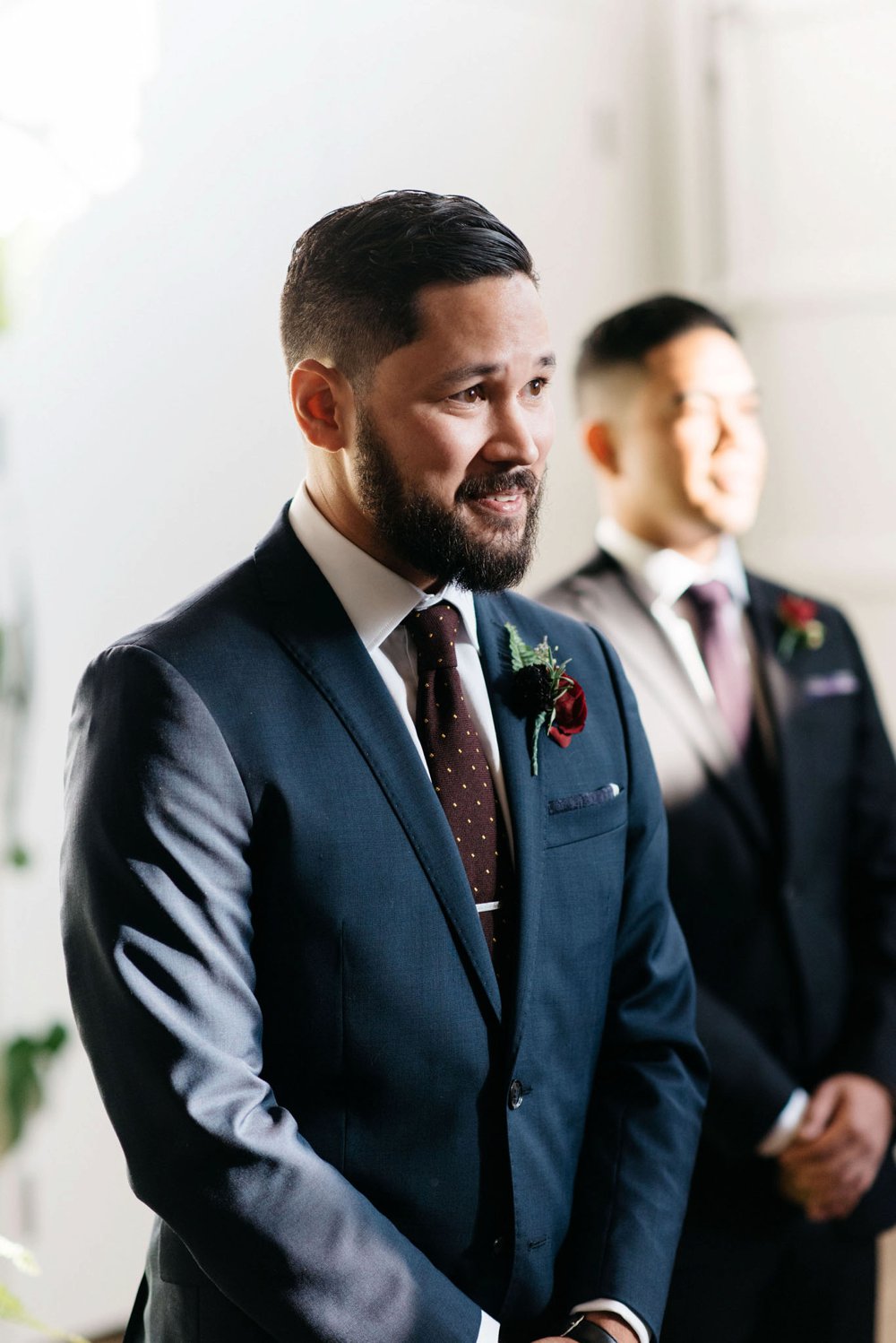 groom's reaction photos | Olive Photography Toronto