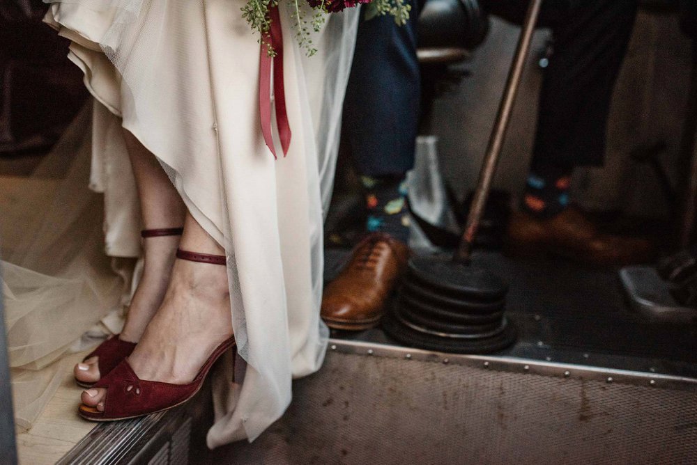 vintage wedding shoes | Olive Photography Toronto