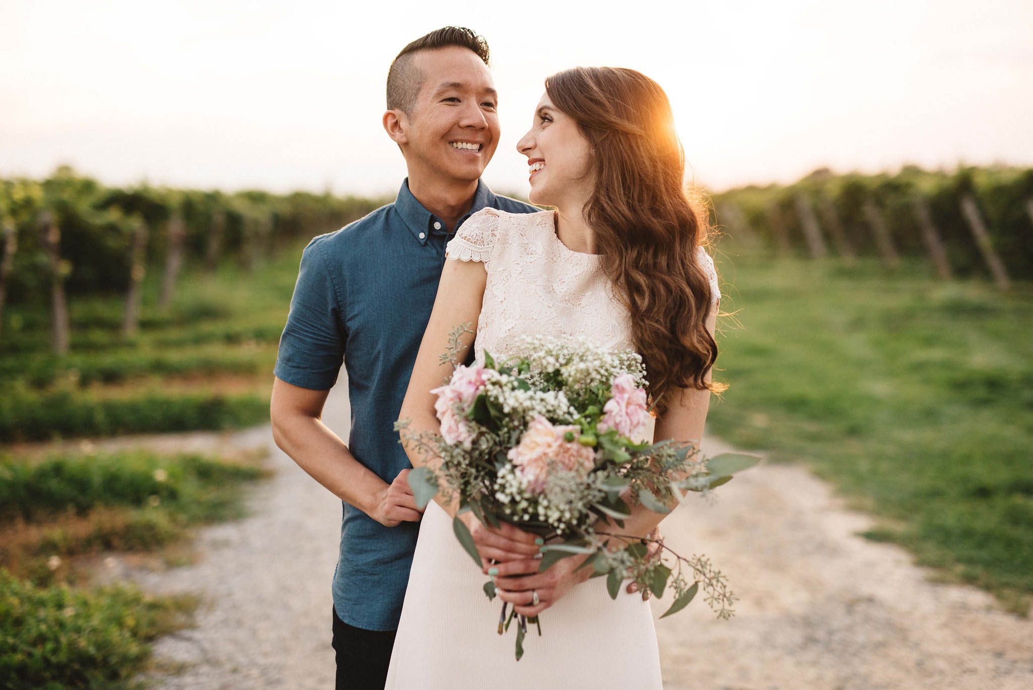 Niagara Vineyard Engagement Session | Olive Photography