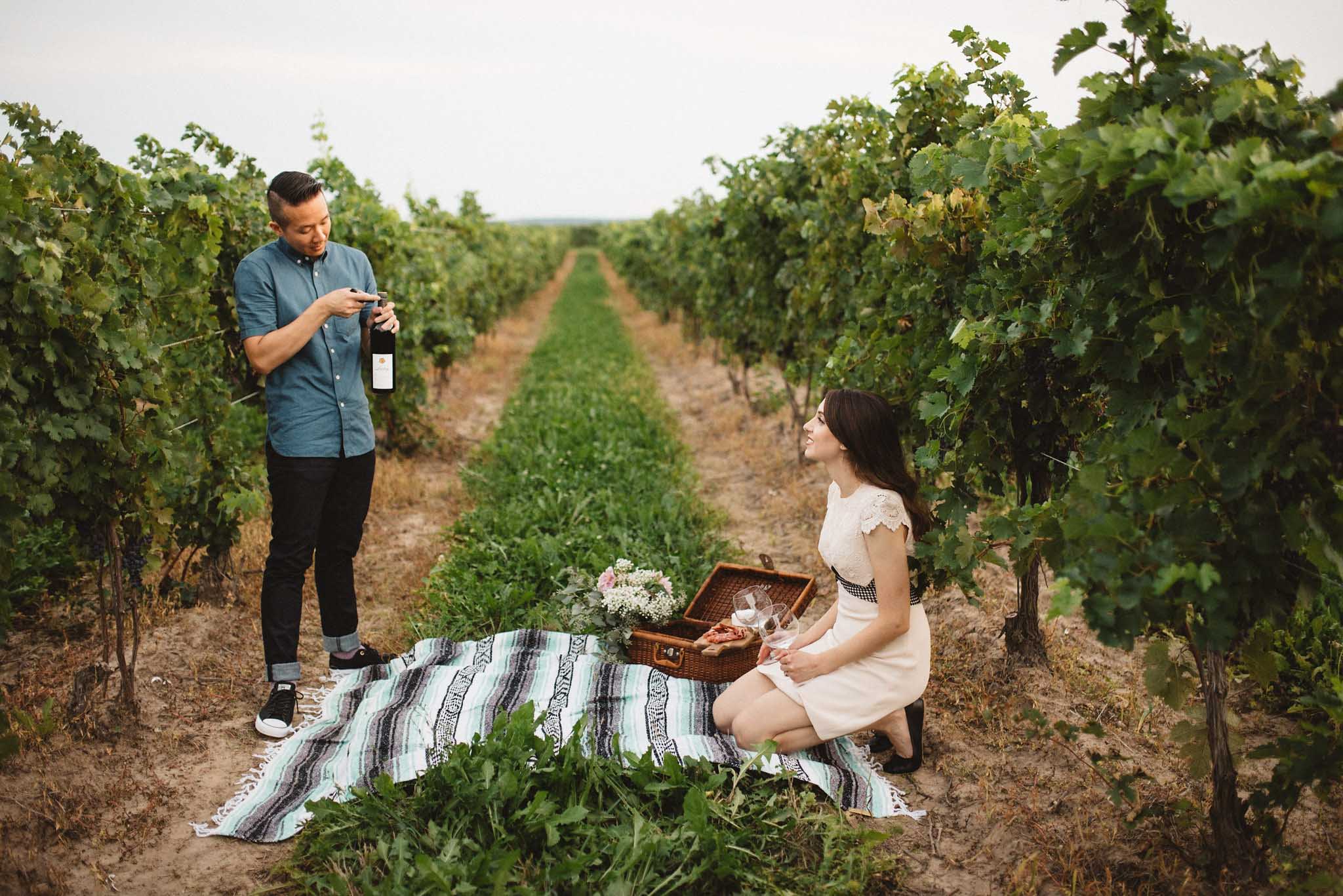 Niagara Vineyard Engagement Session | Olive Photography