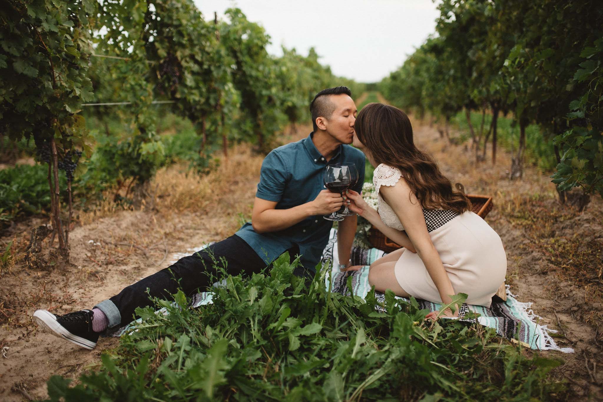 Niagara Vineyard Engagement Session | Olive Photography