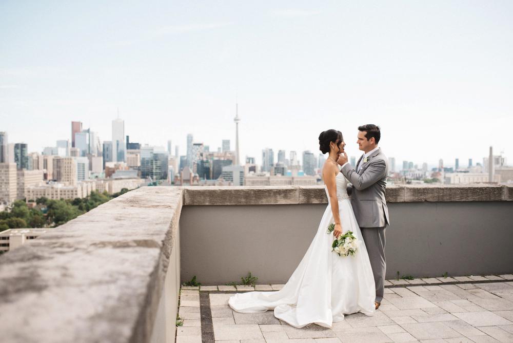 Park Hyatt rooftop wedding photos | Olive Photography