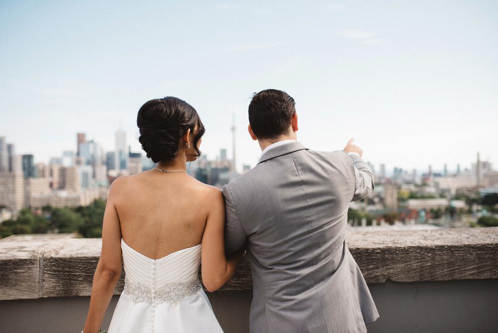 Park Hyatt rooftop wedding photos | Olive Photography