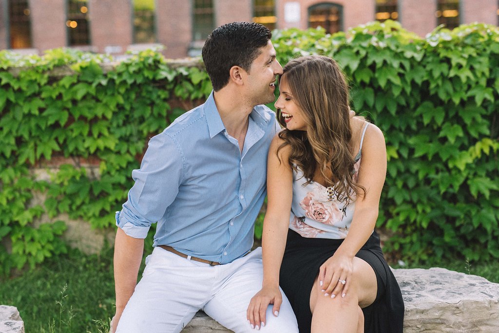 candid engagement photos - Toronto photographer Olive Photography