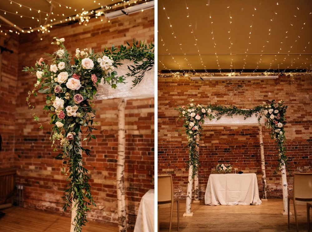 Flower Ceremony Arch Toronto Florist | Olive Photography Toronto