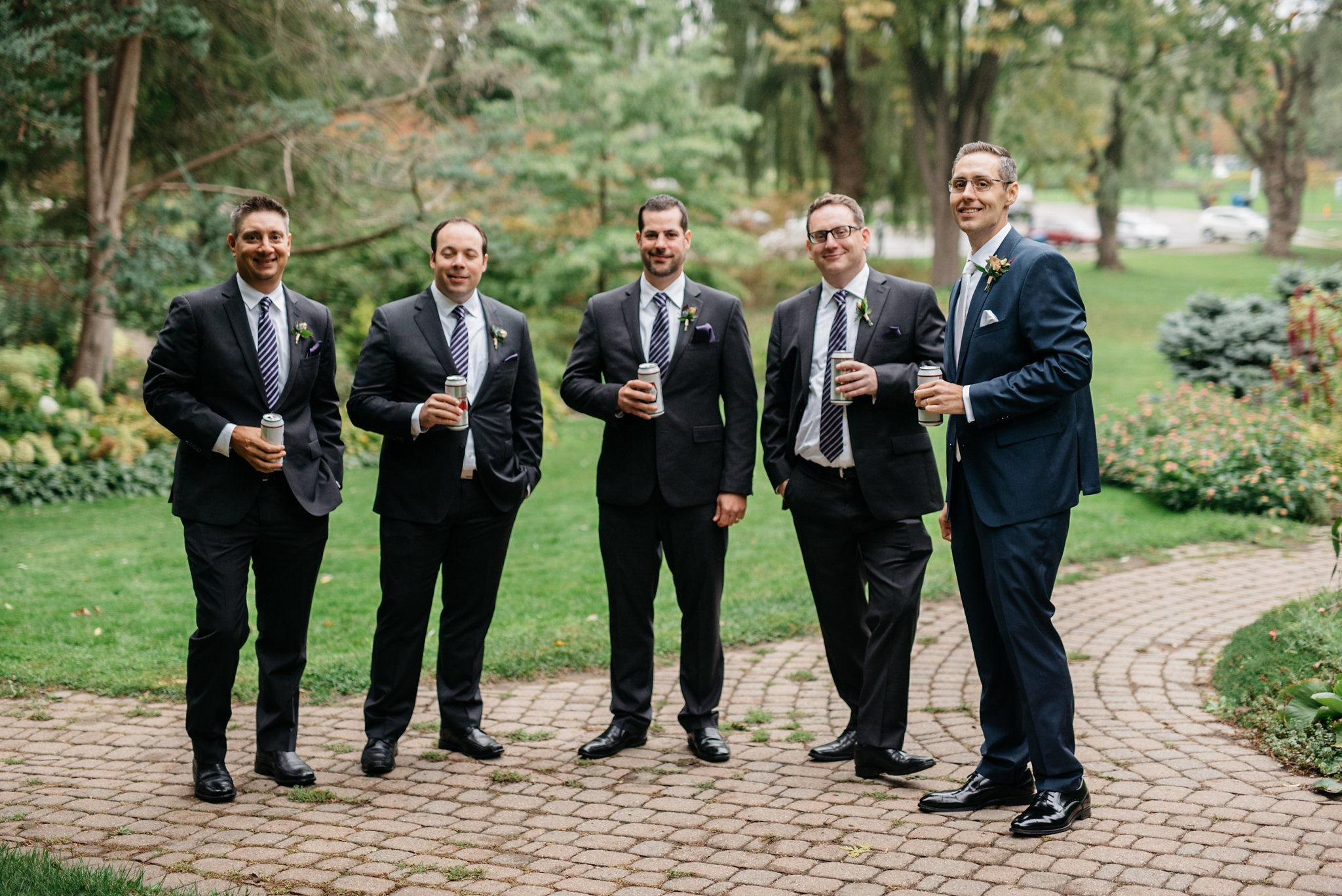 Groomsmen hanging out - Olive Photography Toronto