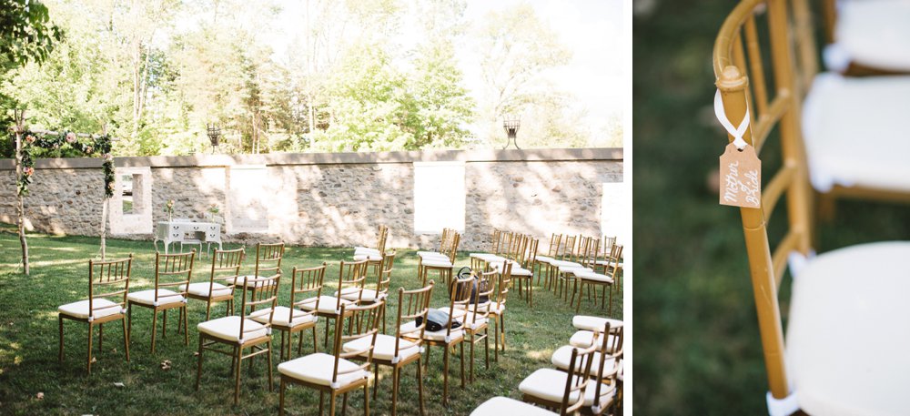 Outdoor Ceremony Chiavari Chairs - Olive Photography Toronto